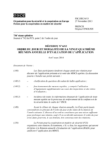 Décision No 6/13 du Forum pour la coopération en matière de sécurité
