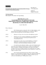 Beschluss Nr. 6/13 des Forums für Sicherheitskooperation