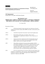Decisione N.6/13 del Foro di cooperazione per la sicurezza
