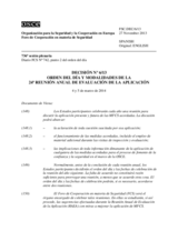 Decisión Nº 6/13 del Foro de Cooperación en materia de Seguridad