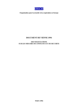 Vienna Document 1994 (fr)