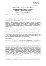 Statement by H.E. Mr. Tacan Ildem, Ambassador, Permanent Representative