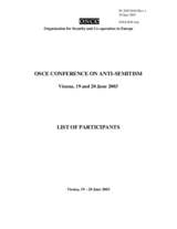 List of participants