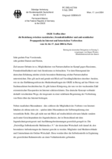 Session 3: Statement by the German Delegation, delivered by Mr. Jürgen Werner of the Federal Ministry of the Interior (de)
