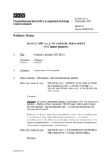 Journal de la 976ème séance spéciale du Conseil permanent