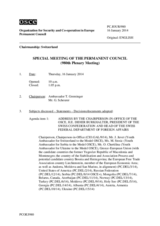 Journal of the 980th Special Plenary Meeting of the Permanent Council