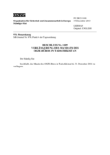 Beschluss Nr. 1109 des Ständigen Rates