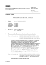 Diario de la 978ª Sesión plenaria del Consejo Permanente 