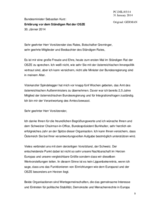 Bundesminister Sebastian Kurz - Erklärung vor dem Ständigen Rat der OSZE