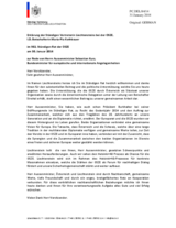 Erklärung der Ständigen Vertreterin Liechtensteins bei der OSZE, I.D. Botschafterin Maria‐Pia Kothbauer zur Rede von Herrn Aussenminister Sebastian Kurz, Bundesminister für europäische und internationale Angelegenheiten