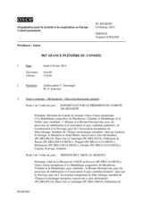 Journal de la 983ème séance plénière du Conseil