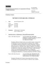 Giornale della 982a Seduta plenaria del Consiglio permanente