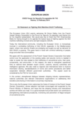 Statement by the Greek Presidency of the Council of the EU in response to the presentation by Mr. S. Delfau, Group Security and Regulatory Manager, CMA CGM Group