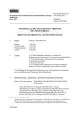 Journal of the Second Day of the 20th Ministerial Council