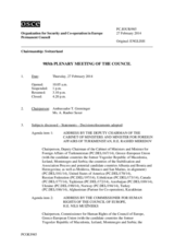 Journal of the 985th Plenary Meeting of the Permanent Council