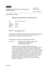 Journal of the 984th Plenary Meeting of the Permanent Council