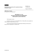Permanent Council Decision No. 1114