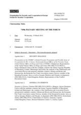 Journal of the 749th Plenary Meeting of the Forum for Security Co-operation 