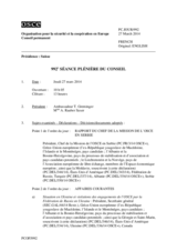 Journal de la 992ème séance plénière du Conseil