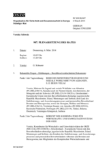 Journal der 987. Plenarsitzung des Ständigen Rates 