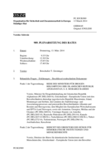 Journal der 989. Plenarsitzung des Ständigen Rates 