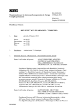 Giornale della 989a Seduta plenaria del Consiglio permanente