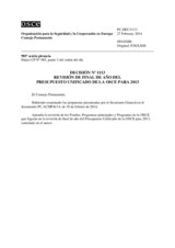 Decisión Nº 1113 del Consejo Permanente