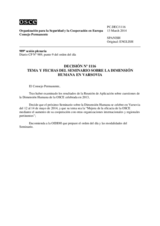 Decisión Nº 1116 del Consejo Permanente