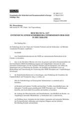 Beschluss Nr. 1117 des Ständigen Rates