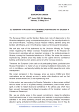 Statement by the Greek Presidency of the Council of the EU on the situation in Ukraine