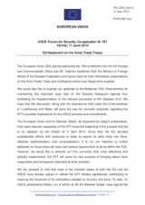 Statement by the Greek Presidency of the Council of the EU in response to the presentations by Ms. R. Nicholls and by Mr. V. I. Vasilenko