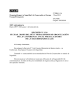 Decisión Nº 1124 del Consejo Permanente