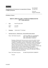 Giornale della 997a Seduta speciale del Consiglio permanente