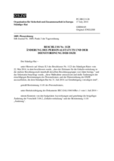 Beschluss Nr. 1128 des Ständigen Rates