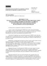 Décision No 5/14 du Forum pour la coopération en matière de sécurité