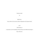 Opening remarks by Khalil Amiri