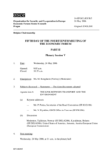 Journal of the Fifth Day of the Fourteenth Meeting of the Economic Forum, Part II