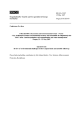 Statement by Mr. Alzhan Braliev, Vice Minister of Environment Protection, Kazakhstan (ru)