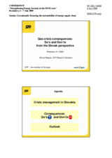 Presentation by Bernd Wagner, Chairman of the Board of Directors, SPP, Slovak Gas Industry, Member of EUROGAS Board