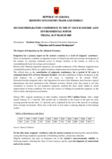 Speech by Bashkim Sykja, Director, Business Promotion Directorate, Albanian Ministry of Economy, Trade and Energy