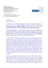 Welcome speech by Alexandros Tsiatsiamis, Special Secretary for the Development of International Programes, Ministry of Foreign Affairs of Greece