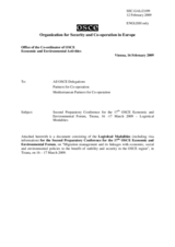 Logistical modalities