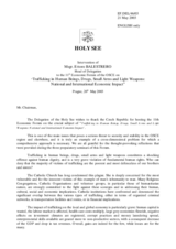 Intervention of the Head of the Holy See Delegation