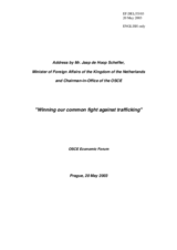 Address by the OSCE Chairman-in-Office