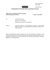 Logistical modalities