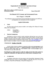 Logistical information