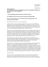 Speech by Stephen Hart, Water Sector Expert, European Investment Bank