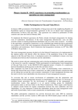 Presentation by Natalia Alexeeva, Director General, Center for Trans-boundary Cooperation, St.Petersburg