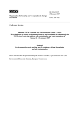 Presentation by Claudia Olazabal, Agriculture and Soil Unit, Environment Directorate-General, European Commission