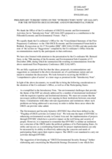 Preliminary views on introductory note by the Delegation of Turkey